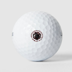 Odin Ravens Huginn & Muninn VEGVISIR Golf Balls