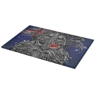 Odin ravens swords Viking Mythology Australia flag Cutting Board