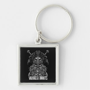 Odin ravens Viking Mythology Valhalla awaits Key Ring