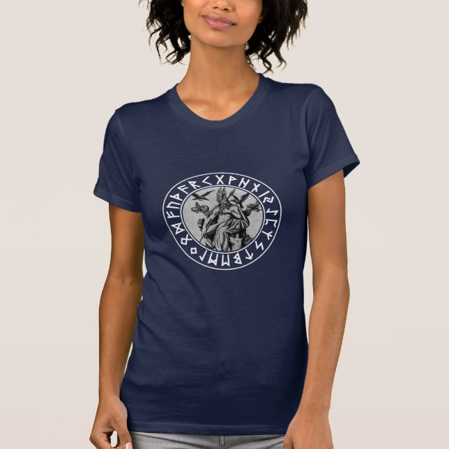 Odin Rune Shield T-Shirt (Front)