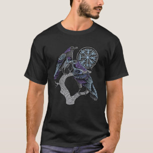Odin s Ravens Viking Celtic Huginn Muninn T-Shirt