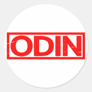 Odin Stamp Classic Round Sticker