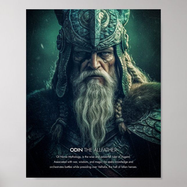 Odin the Allfather Poster (Front)