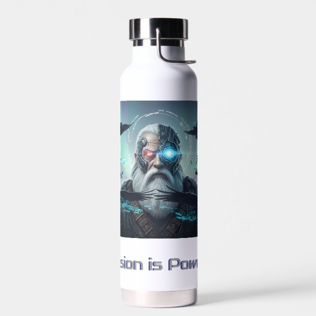 Odin the Wasteland Seer – Water Bottle (Left)