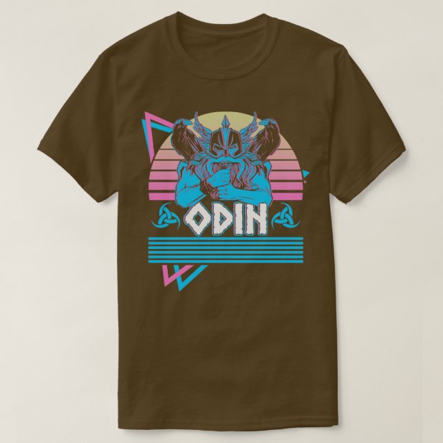Odin Viking Norse God Valhalla Asgard Norse Mythol T-Shirt (Design Front)