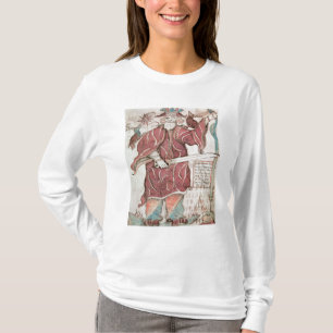 Odin, with his two crows, Hugin  and Munin T-Shirt