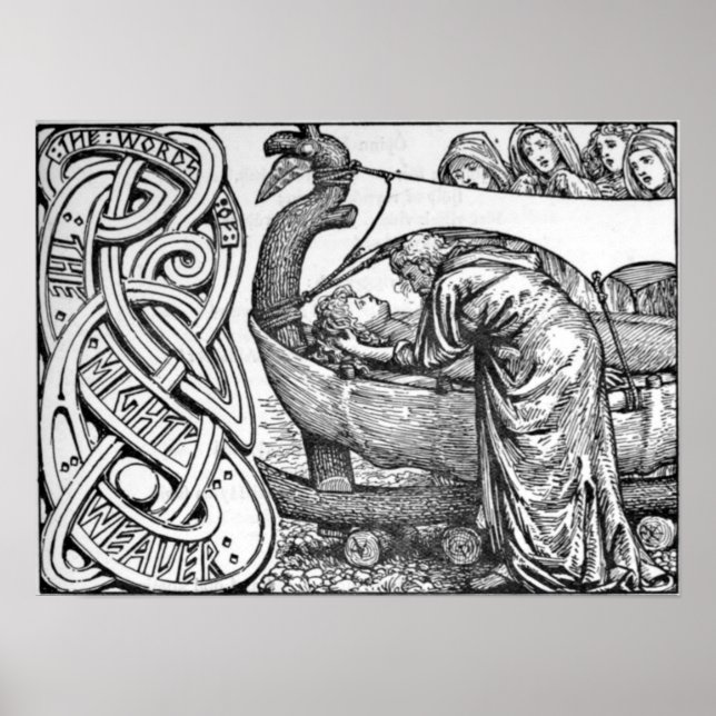 Odin's Last Words to Baldr Poster (Front)