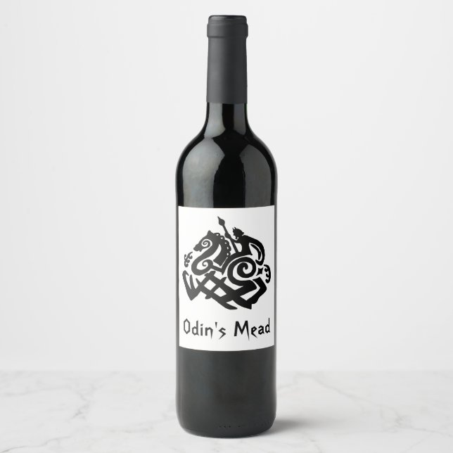 Odin's Mead Wine Label (Front)