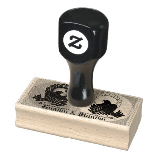 Odin's Ravens Huginn and Muninn Rubber Stamp