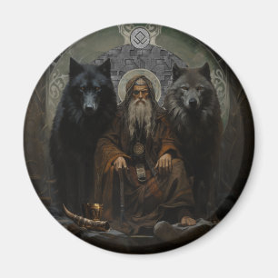 Odin's Wolves - Geri & Freki Magnet