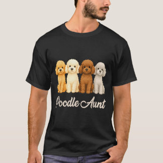 Odle Aunt Cute Dog Lover Gift Funny Women Puppy Ow T-Shirt