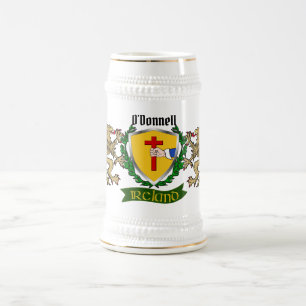 O'Donnell/Donnell Irish Shield Beer Stein