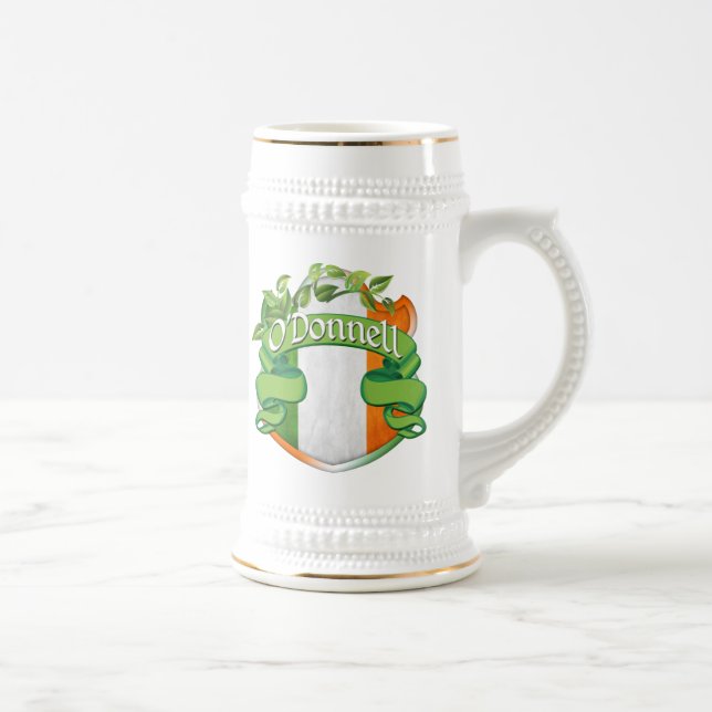 O'Donnell Irish Shield Beer Stein (Right)