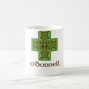 O'Donnell Logo Green and Brown Coffee Mug