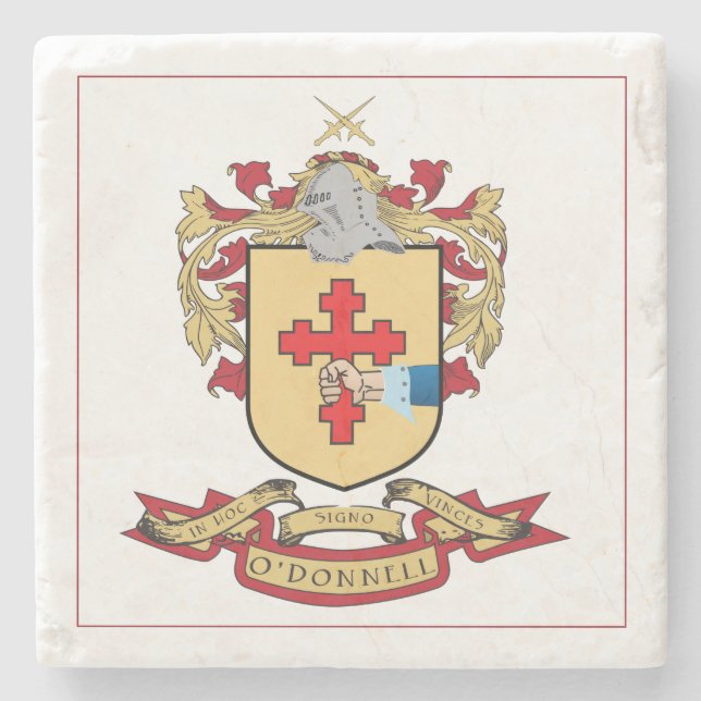 O'Donnell Marble Stone Coaster (Front)