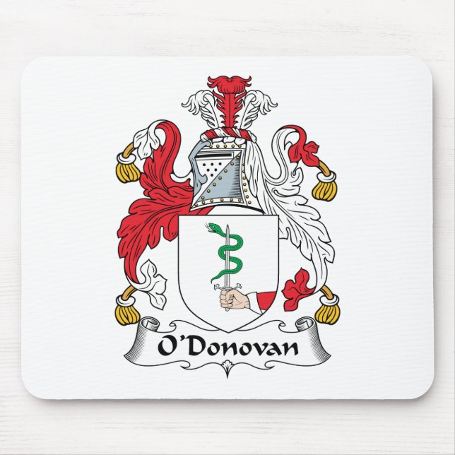 O'Donovan Family Crest Mouse Pad (Front)