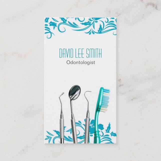 Odontologist Business Card (Front)