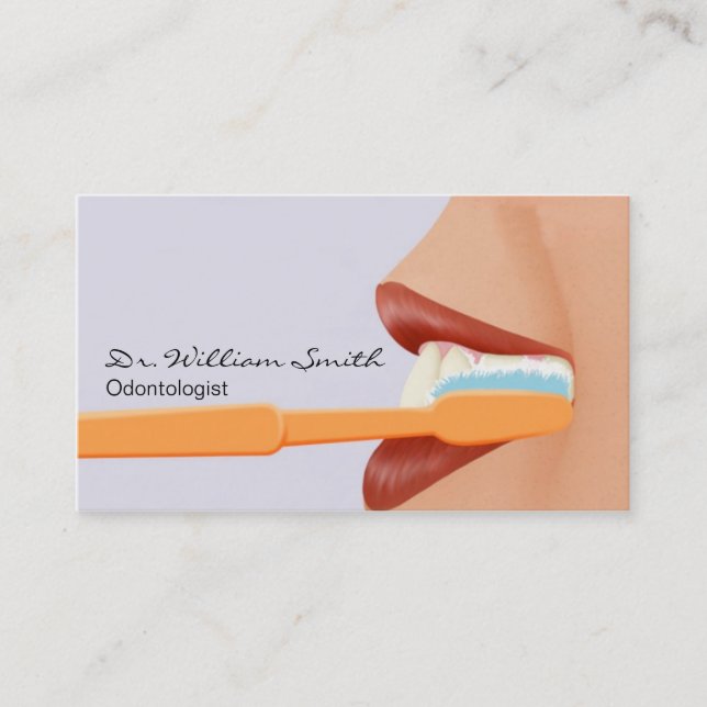 Odontologist/Dental Dentist/ Business Card (Front)