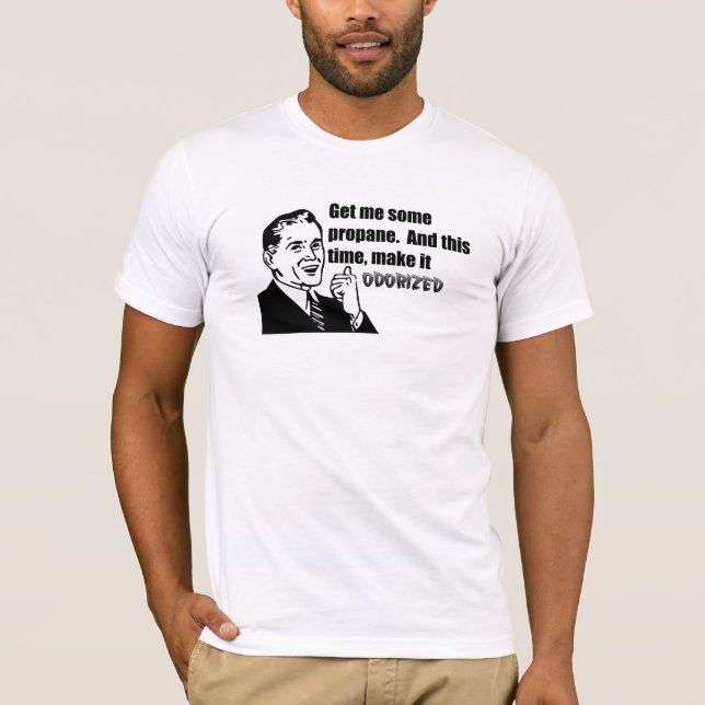Odorised Propane T-Shirt (Front)