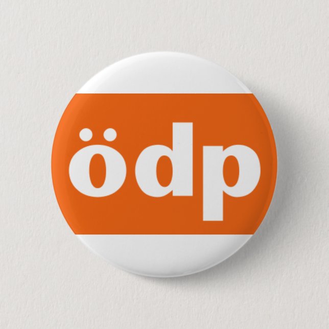 ODP Logo 6 Cm Round Badge (Front)