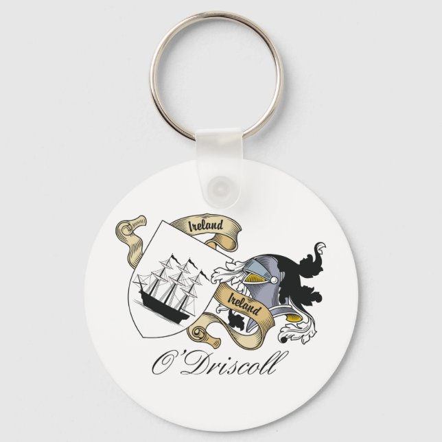 O'Driscoll Family Crest Key Ring (Front)