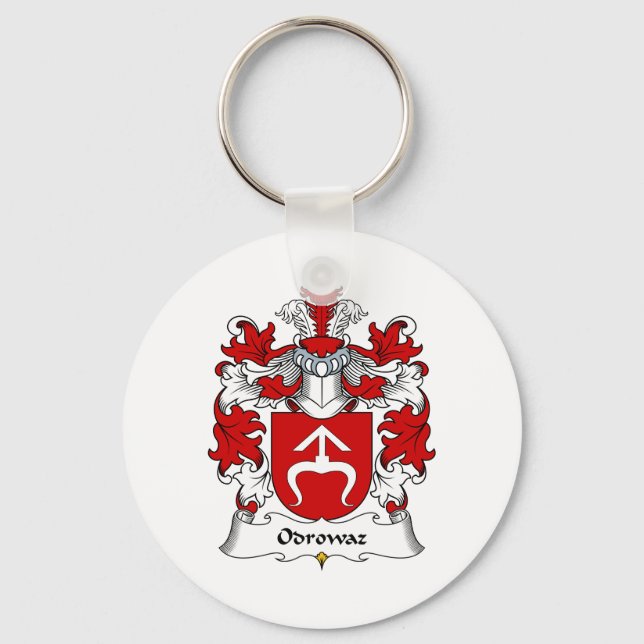 Odrowaz Family Crest Key Ring (Front)