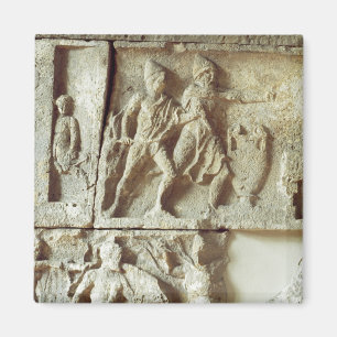 Odysseus discovering the suitors of his wife magnet