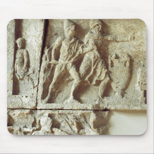 Odysseus discovering the suitors of his wife mouse pad