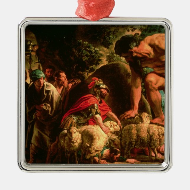 Odysseus Metal Tree Decoration (Front)