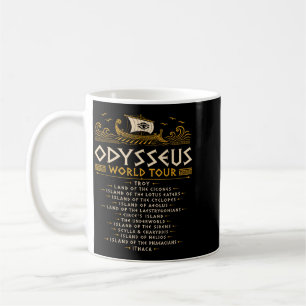 Odyssey Homer Dark Academia Odysseus World Tour Coffee Mug