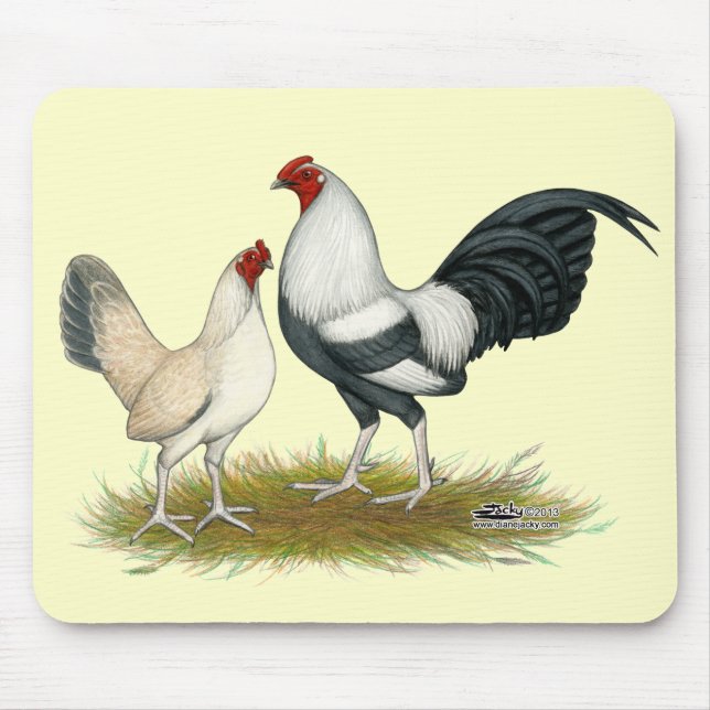OE Game Blue Silver Wheaten Mouse Pad (Front)