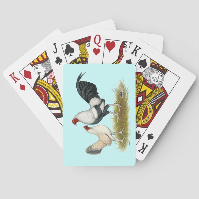 OE Game Blue Silver Wheaten Playing Cards (Back)
