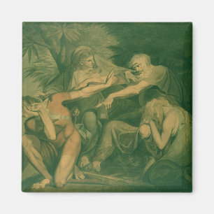 Oedipus cursing his son Polynices - "Go to Ruin, S Magnet