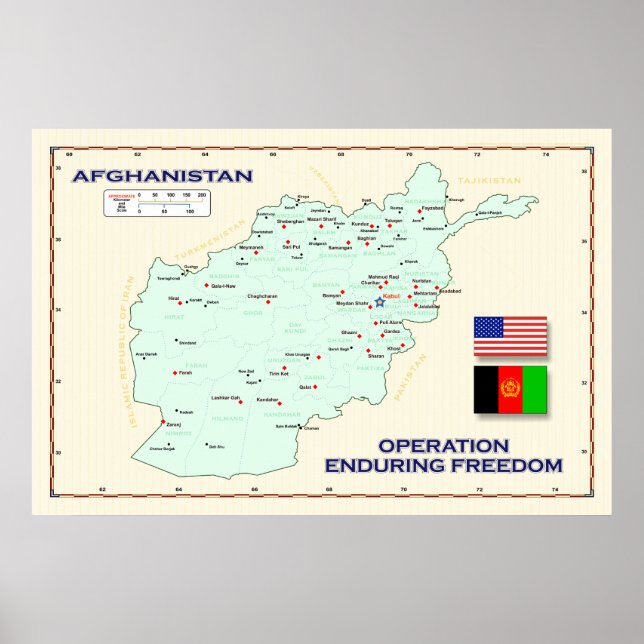 OEF Map Poster (Front)