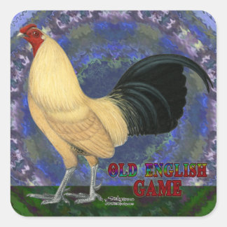 OEG Bantam Cream Buttercup Square Sticker