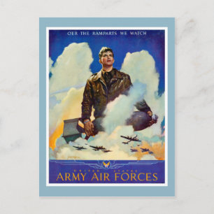 O'er the Ramparts We Watch Postcard