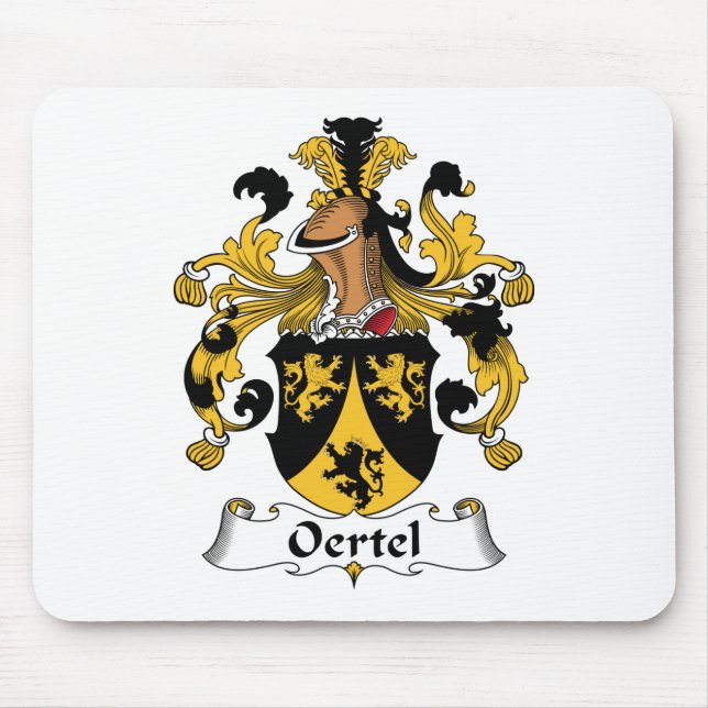 Oertel Family Crest Mouse Pad (Front)