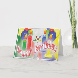 OES Birthday Card
