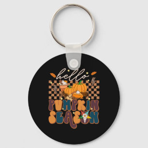 OES Hello Fall Pumpkin Season of the Eastern Star Key Ring