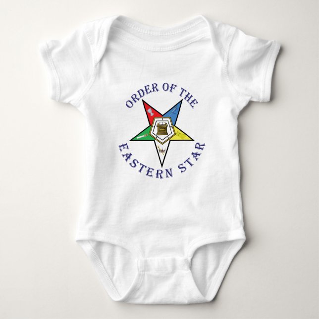 OES LETTERED BABY BODYSUIT (Front)