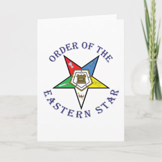 OES LETTERED CARD