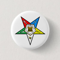 OES Order of the Eastern Star Button