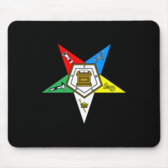 OES Order of the Eastern Star Mouse Pad (Front)