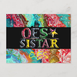 OES Sistar Postcard