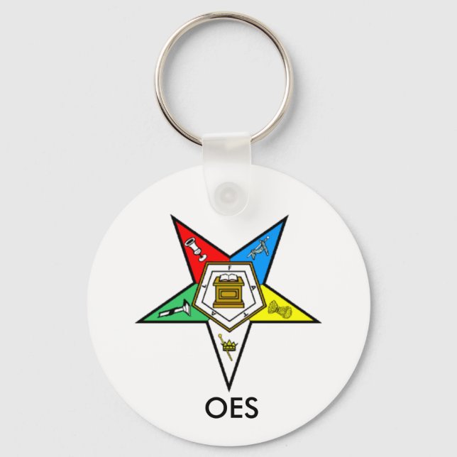OES STAR KEYCHAIN (Front)