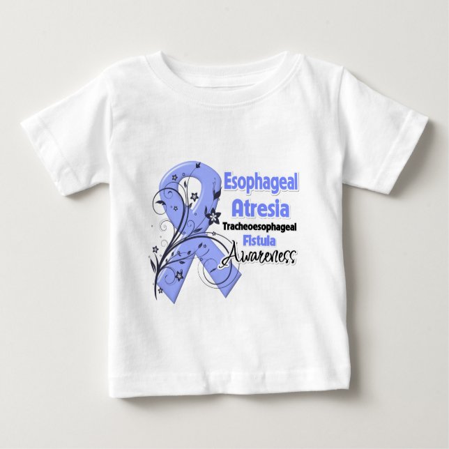 Oesophageal Atresia Awareness Ribbon Baby T-Shirt (Front)