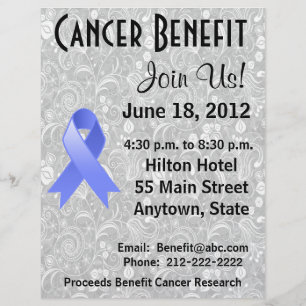 Oesophageal Cancer Awareness Benefit Floral Flyer