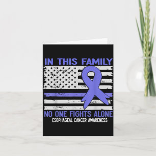 Oesophageal Cancer Awareness Flag Oesophagus Cance Card