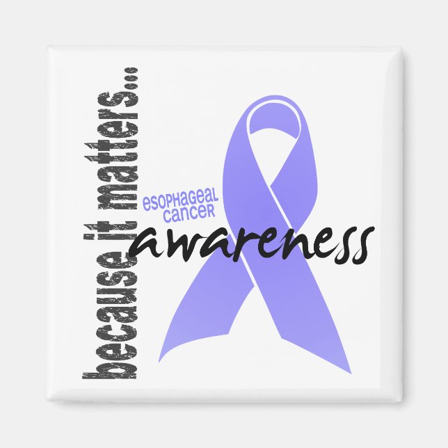 Oesophageal Cancer Awareness Magnet (Front)