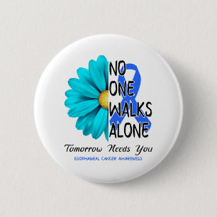 Oesophageal Cancer Awareness Month Ribbon Gifts 6 Cm Round Badge
